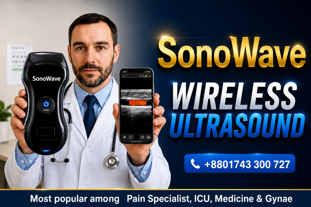 SonoWave Wireless Color Doppler USG